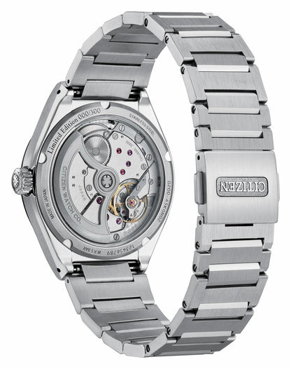 The CITIZEN Caliber 0200 Silver-Tone Dial Stainless Steel Bracelet NC0201-54A