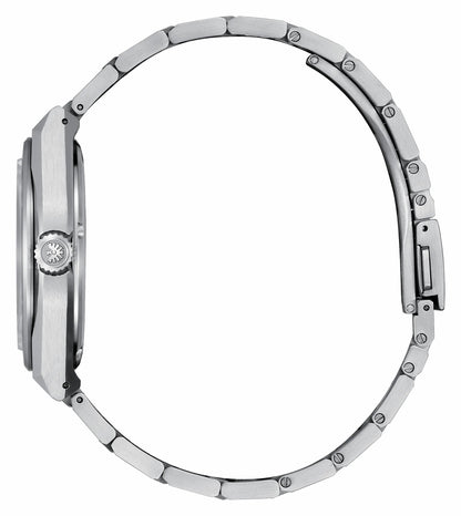 The CITIZEN Caliber 0200 Silver-Tone Dial Stainless Steel Bracelet NC0201-54A