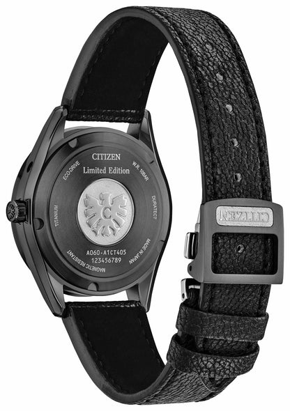The CITIZEN Brown Dial Leather Strap AQ4106-18X