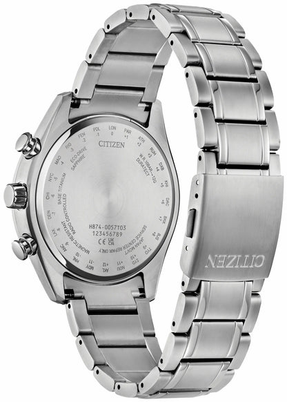 Tsuki-Yomi A-T Purple Dial Super Titanium Bracelet BY1010-81Z