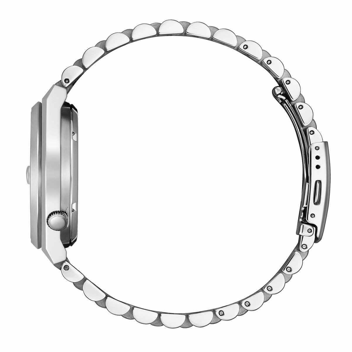 TSUYOSA White Dial Stainless Steel Bracelet NJ0150-56A