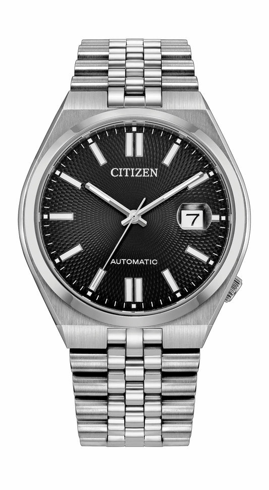 TSUYOSA 60 37mm Black Dial Stainless Steel Bracelet NK0030-51E