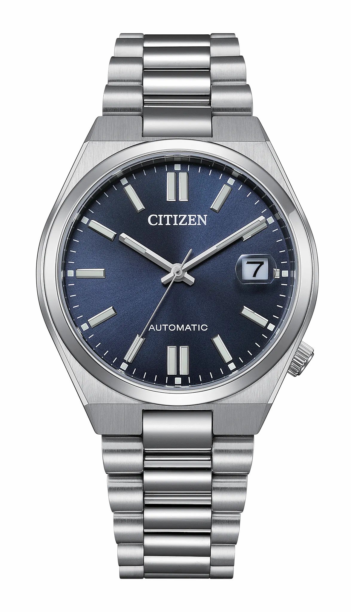 TSUYOSA 37mm Blue Dial Stainless Steel Bracelet NJ0200-50M