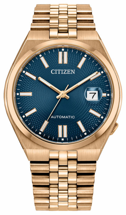 TSUYOSA 60 Blue Dial Stainless Steel Bracelet NK0023-57L