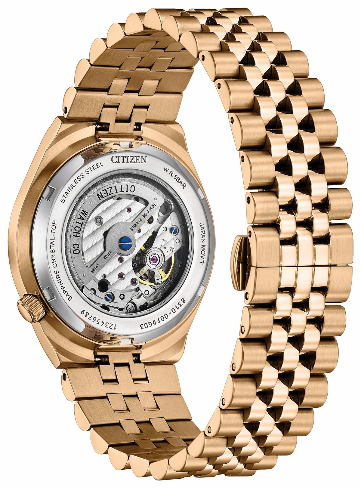 TSUYOSA 60 Blue Dial Stainless Steel Bracelet NK0023-57L