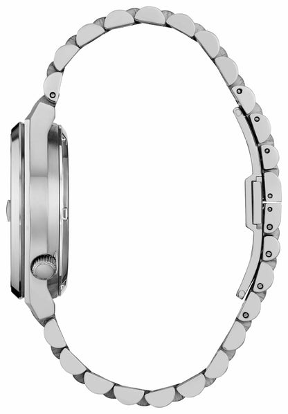 TSUYOSA 60 Black Dial Stainless Steel Bracelet NK0020-55E
