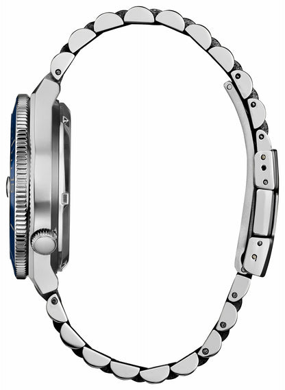 TSUYOSA Shore Navy Dial Stainless Steel Bracelet NJ0230-59L