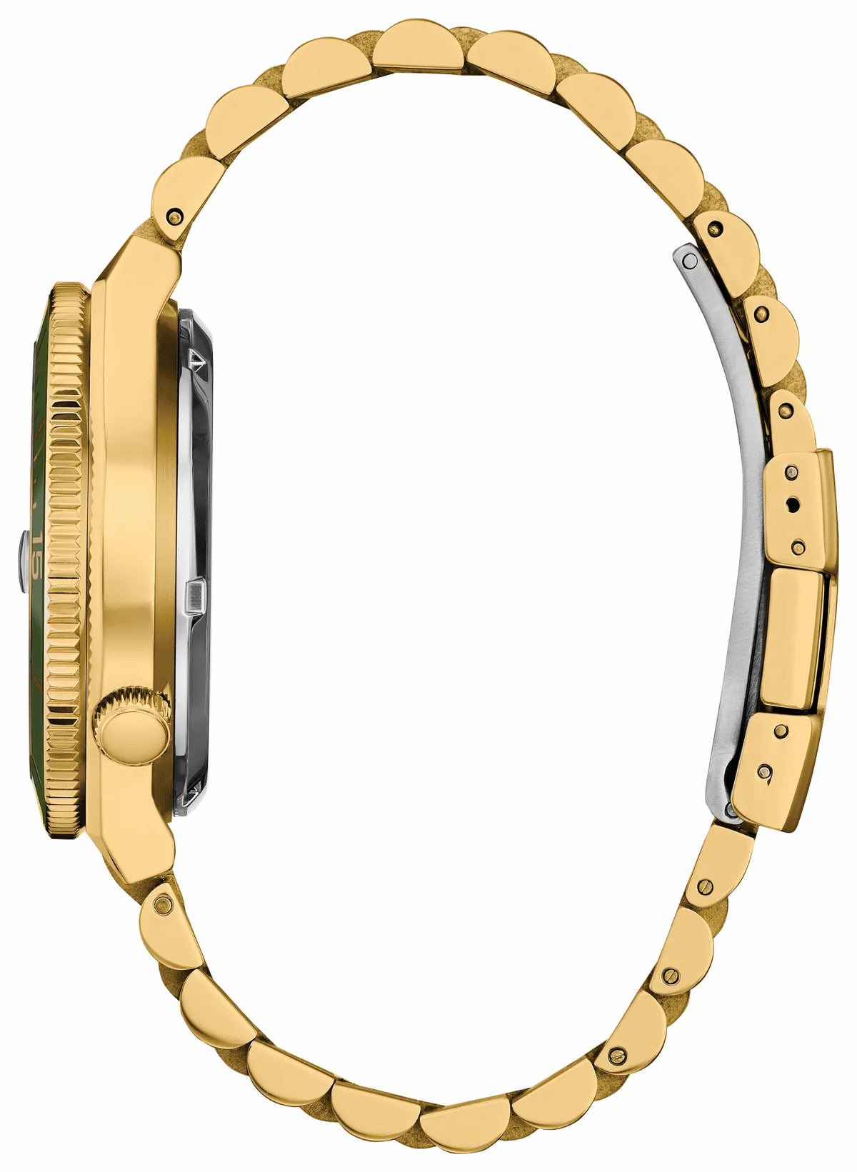 TSUYOSA Shore Green Dial Stainless Steel Bracelet NJ0232-53X