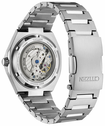 Zenshin 60 Mechanical Beige Dial Super Titanium Bracelet NK5020-58P