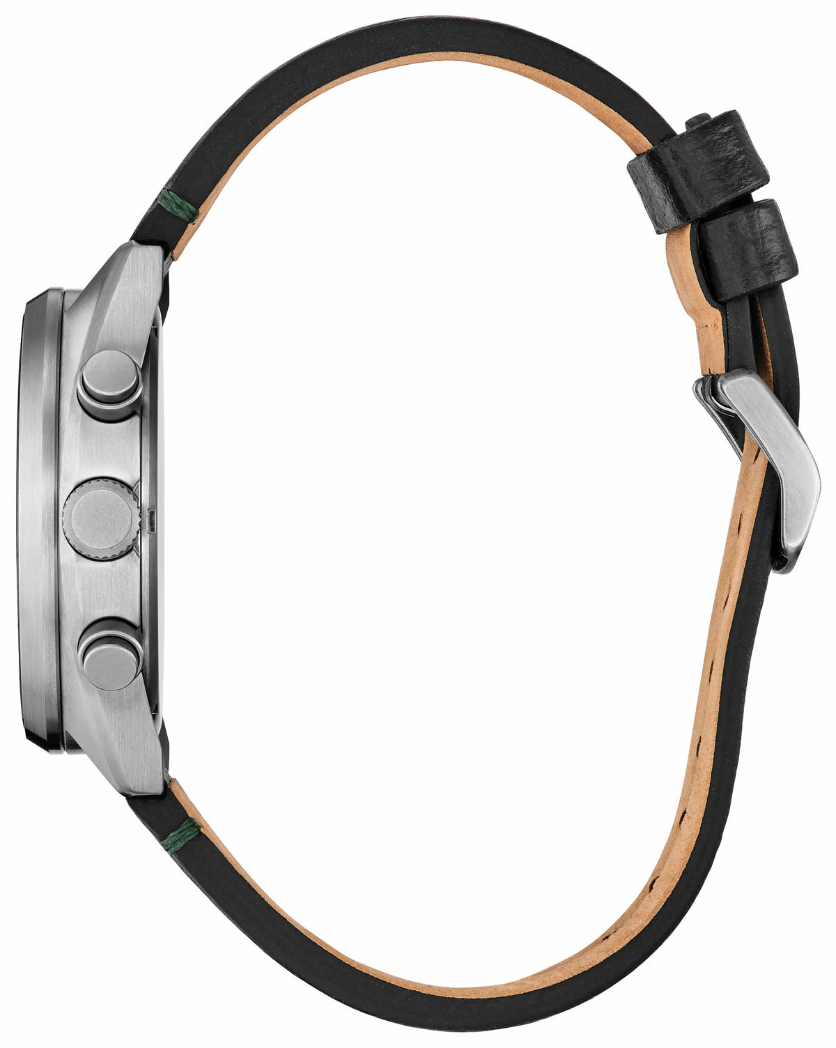 Sport Casual Green Dial Leather Strap CA7041-07X
