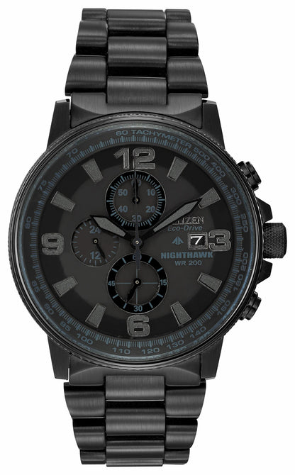 Nighthawk - Men's Eco-Drive CA0295-58E Chronograph Watch