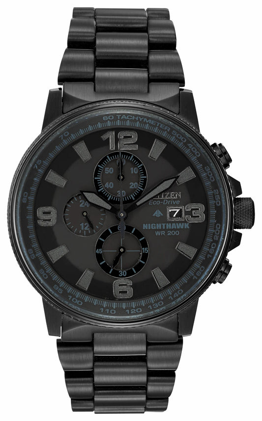 Nighthawk - Men's Eco-Drive CA0295-58E Chronograph Watch