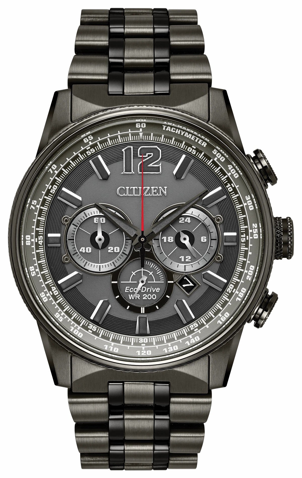 Nighthawk - Men's Eco-Drive CA4377-53H Chronograph Watch