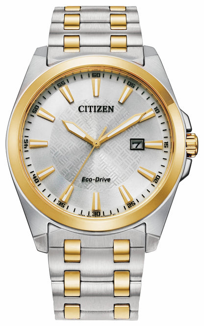 Peyten Silver-Tone Dial Stainless Steel Bracelet BM7534-59A