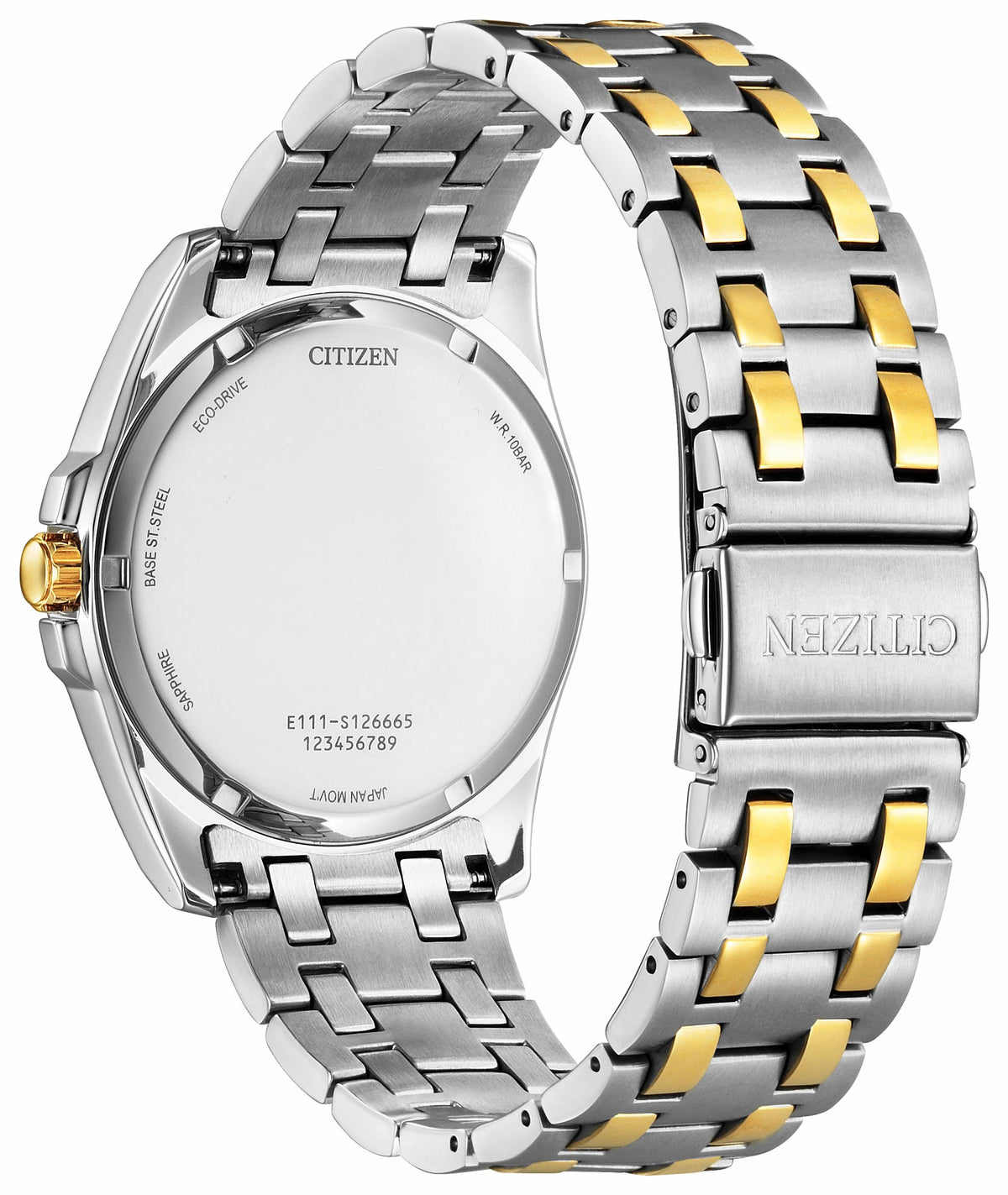 Peyten Silver-Tone Dial Stainless Steel Bracelet BM7534-59A