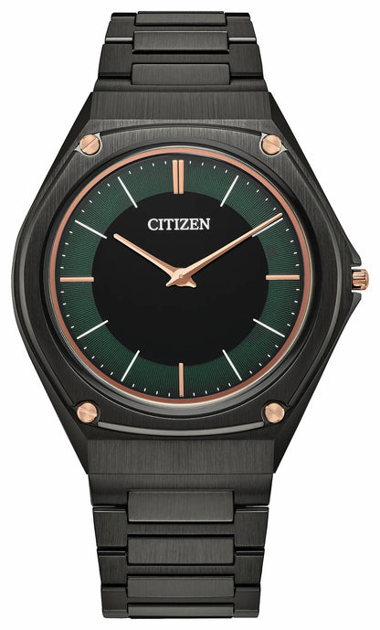 Eco-Drive One Green Dial Stainless Steel Bracelet AR5065-54W