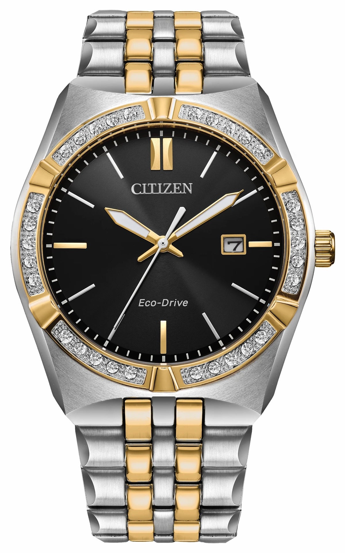 Corso Diamond Black Dial Stainless Steel Bracelet BM7644-51E