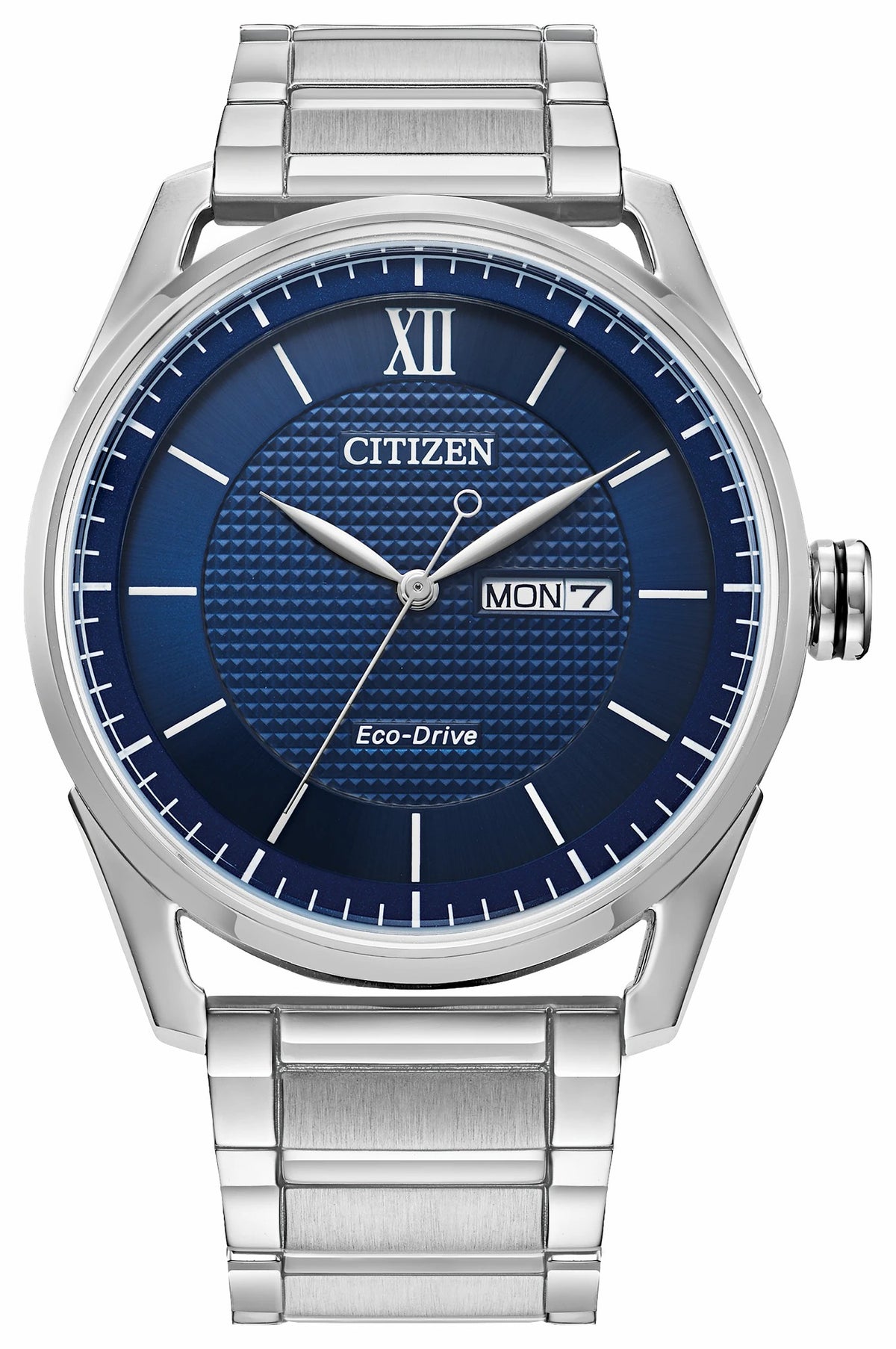 Classic Blue Dial Stainless Steel Bracelet AW0081-54L