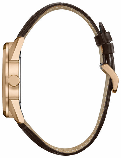Classic Ivory Dial Leather Strap AW0082-01A