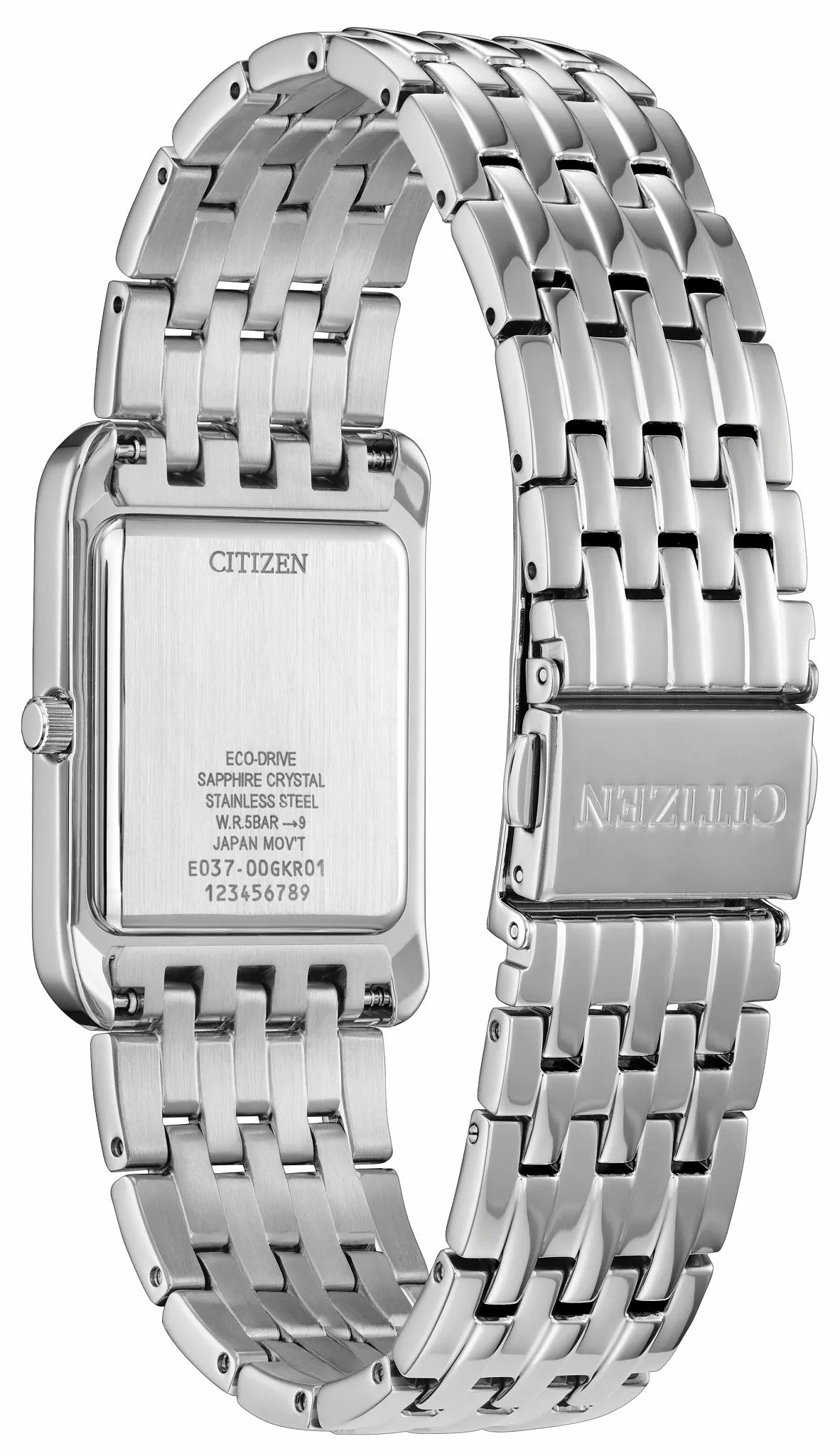 Addysen Black Dial Stainless Steel Bracelet BJ6570-50E