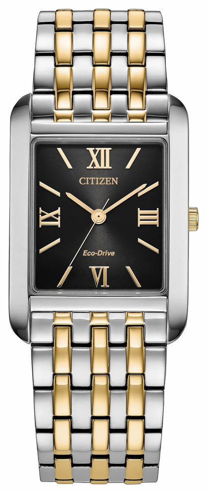 Addysen Black Dial Stainless Steel Bracelet BJ6574-59E