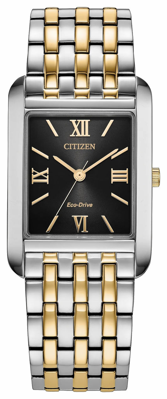 Addysen Black Dial Stainless Steel Bracelet BJ6574-59E