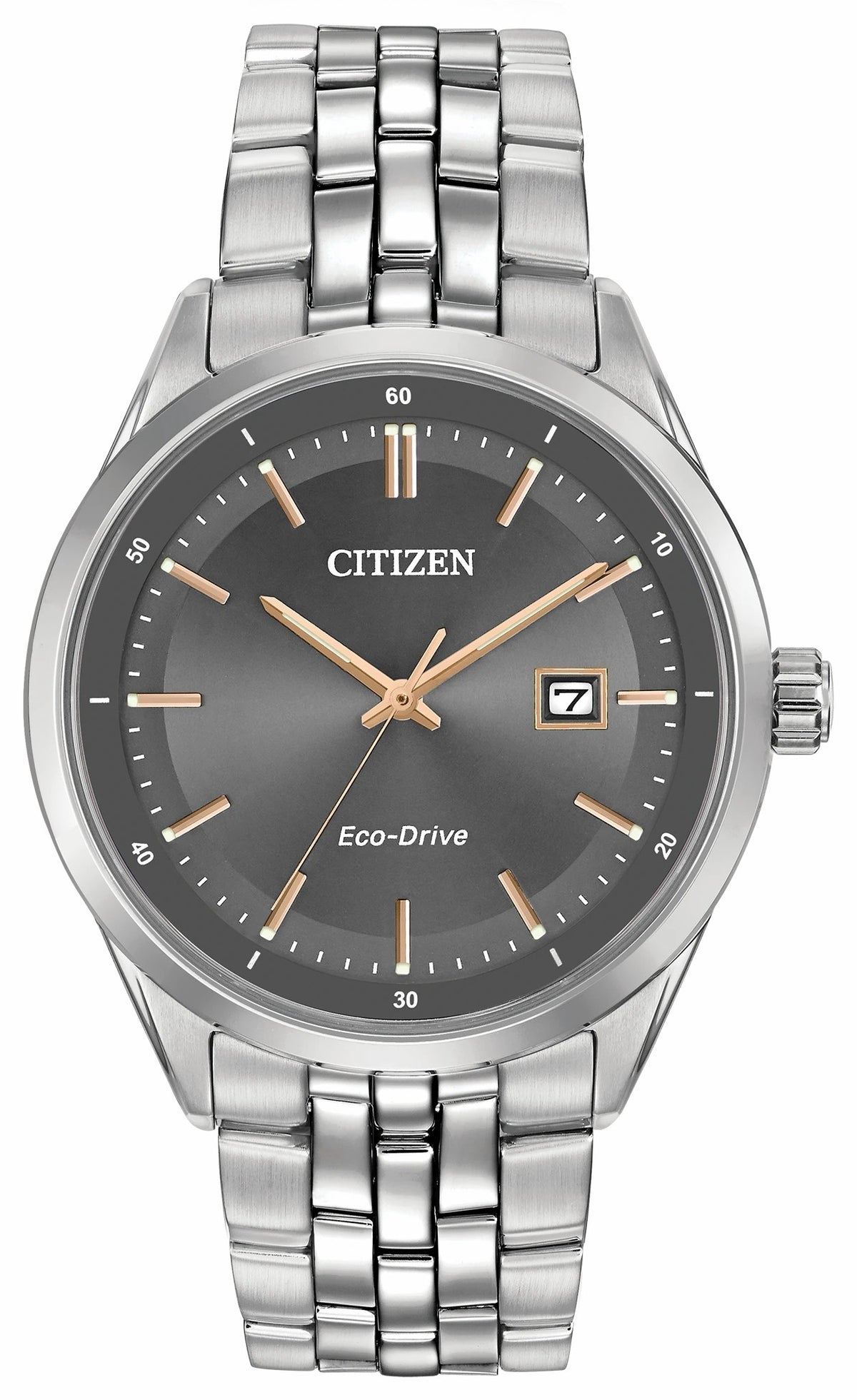 Corso - Men's Eco-Drive BM7251-53H Silver Gray Dial Watch