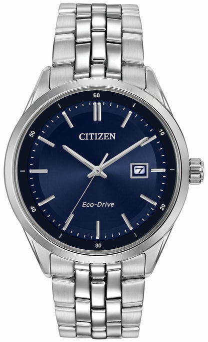 Corso - Men's Eco-Drive BM7251-53L Crystal Blue Dial Watch