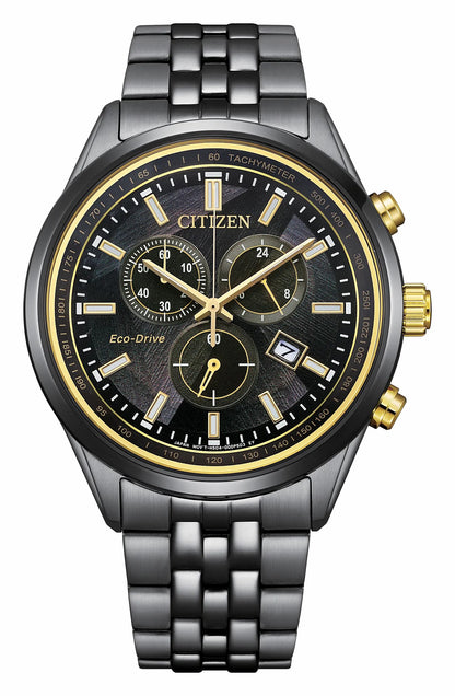 Classic LIGHT in BLACK Black Dial Stainless Steel Bracelet AT2576-68E