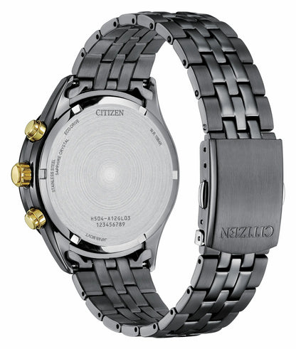 Classic LIGHT in BLACK Black Dial Stainless Steel Bracelet AT2576-68E