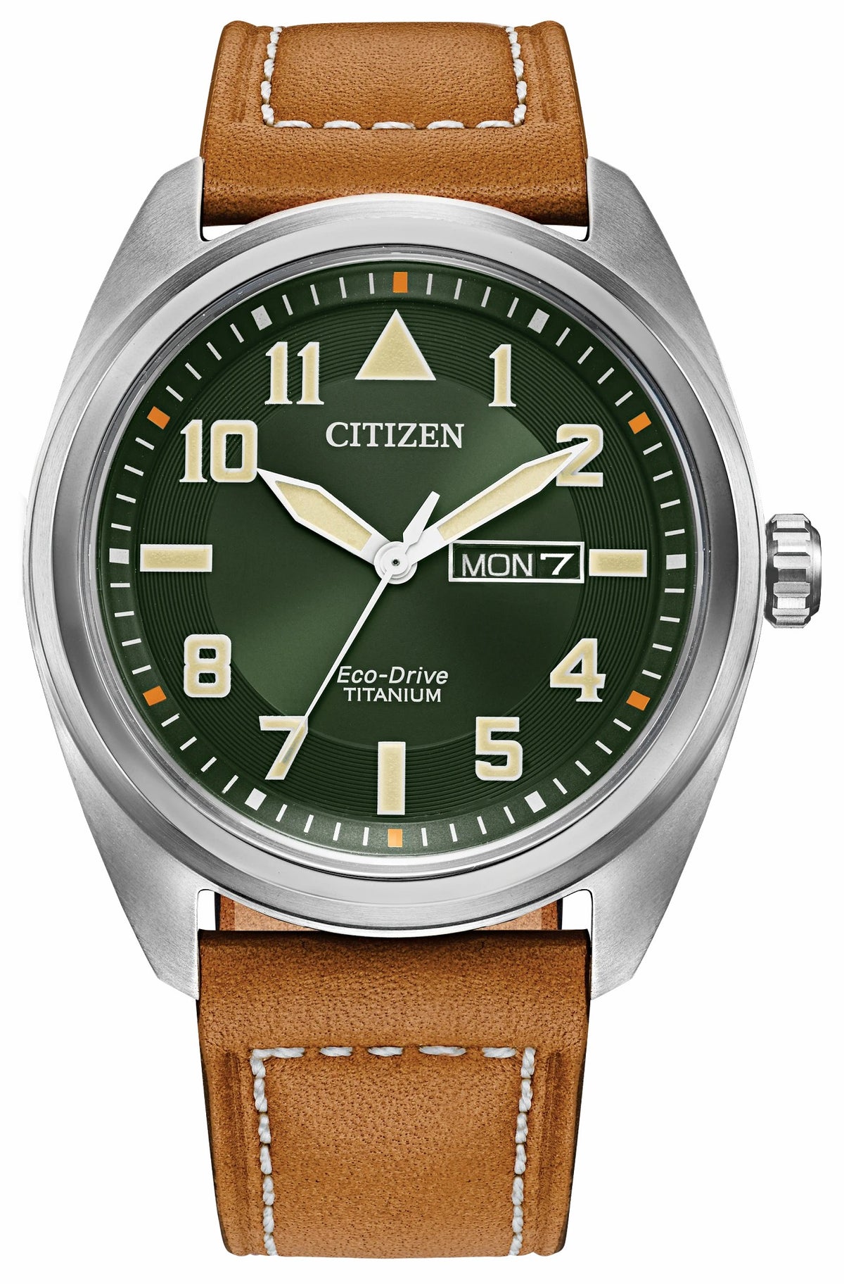 Garrison Green Dial Leather Strap BM8560-02X