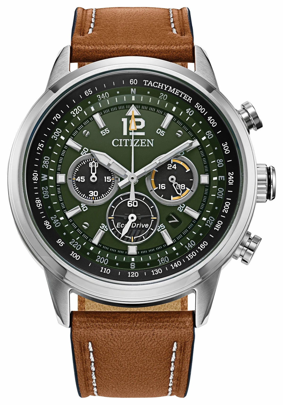 Avion Green Dial Leather Strap CA4477-08X