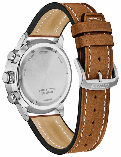 Avion Green Dial Leather Strap CA4477-08X