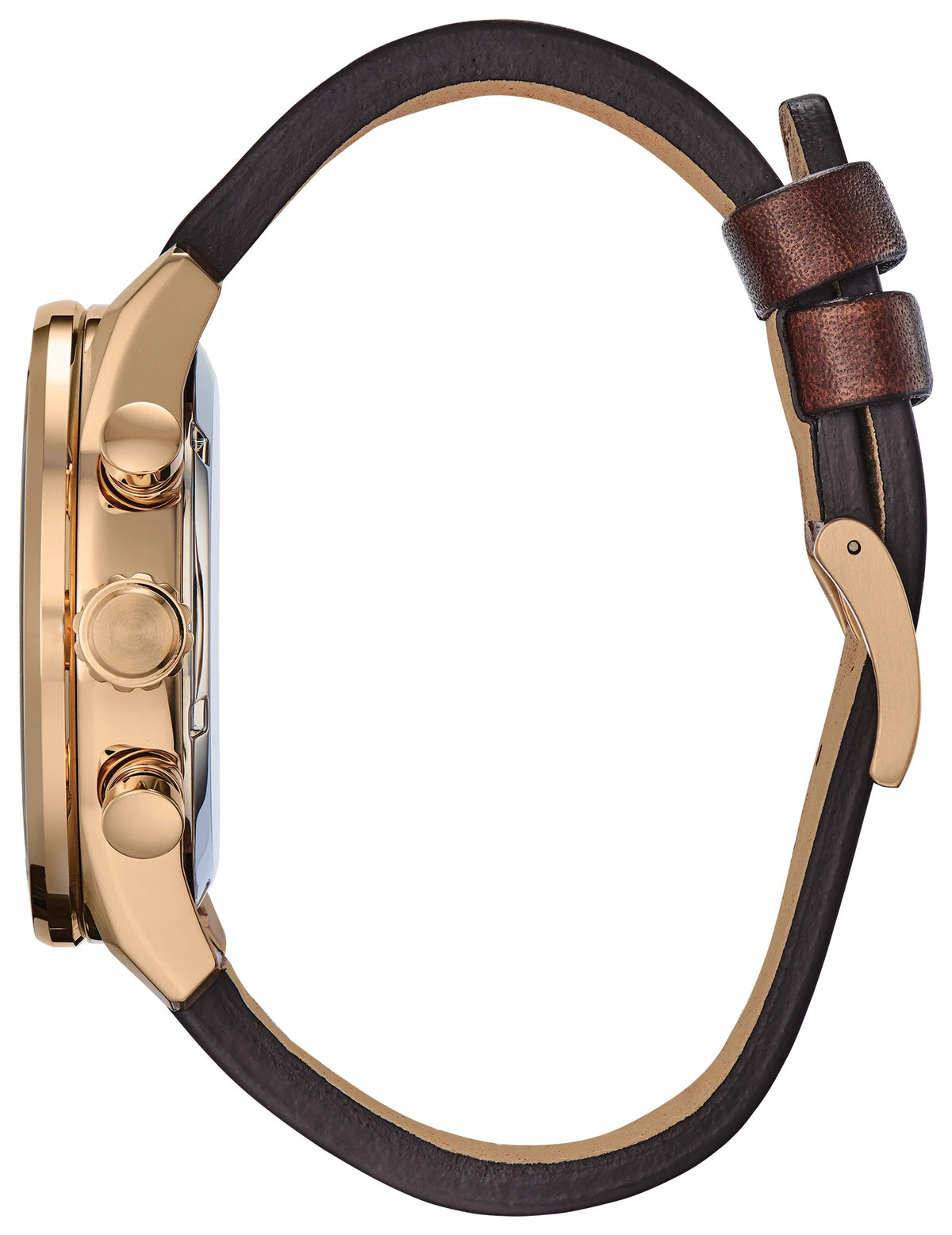 Citizen Avion Eco-Drive Rose Gold Blue Dial Watch