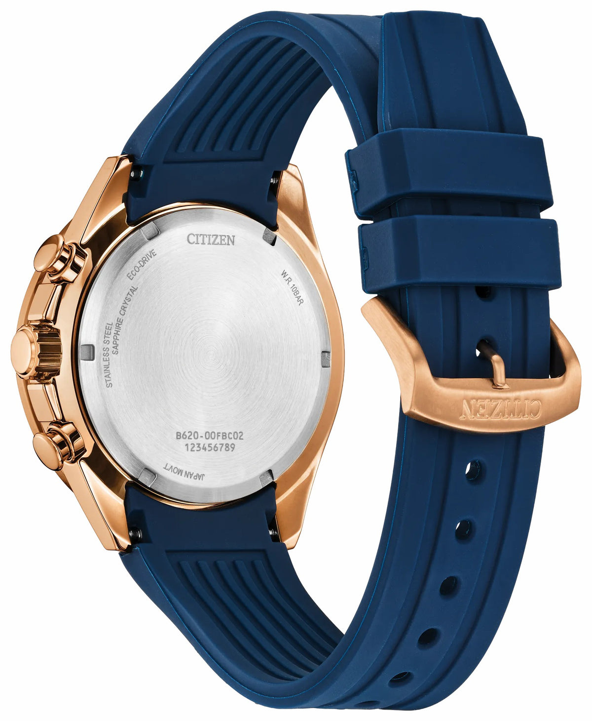 Endeavor Chrono Blue Dial Polyurethane Strap CA4733-00L