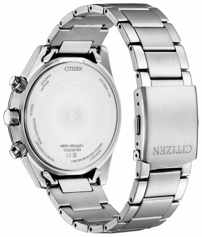 Sport Luxury White Dial Stainless Steel Bracelet AT8260-85A