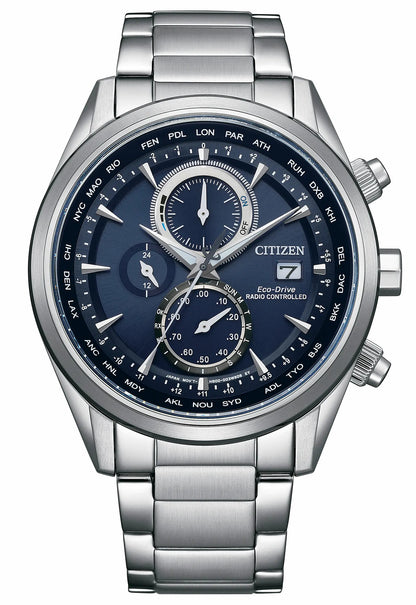 Sport Luxury Blue Dial Stainless Steel Bracelet AT8260-85L