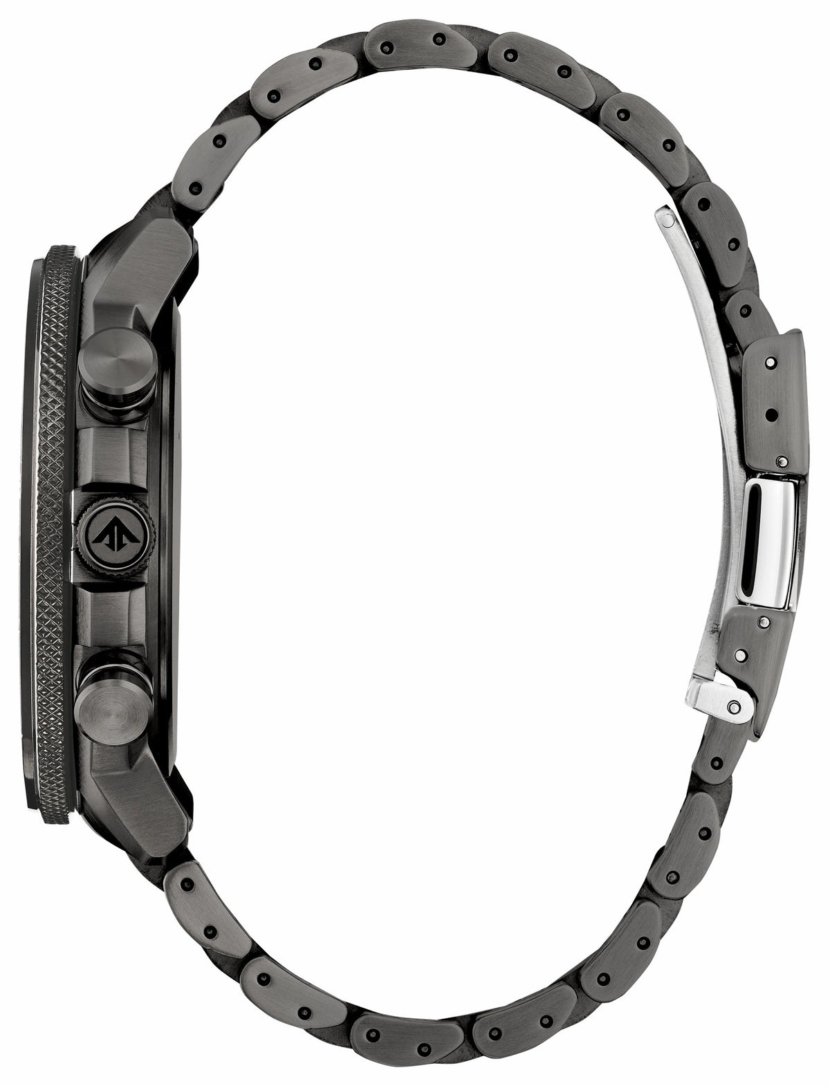 Promaster Geo Trekker Black Dial Stainless Steel Bracelet BY3005-56G