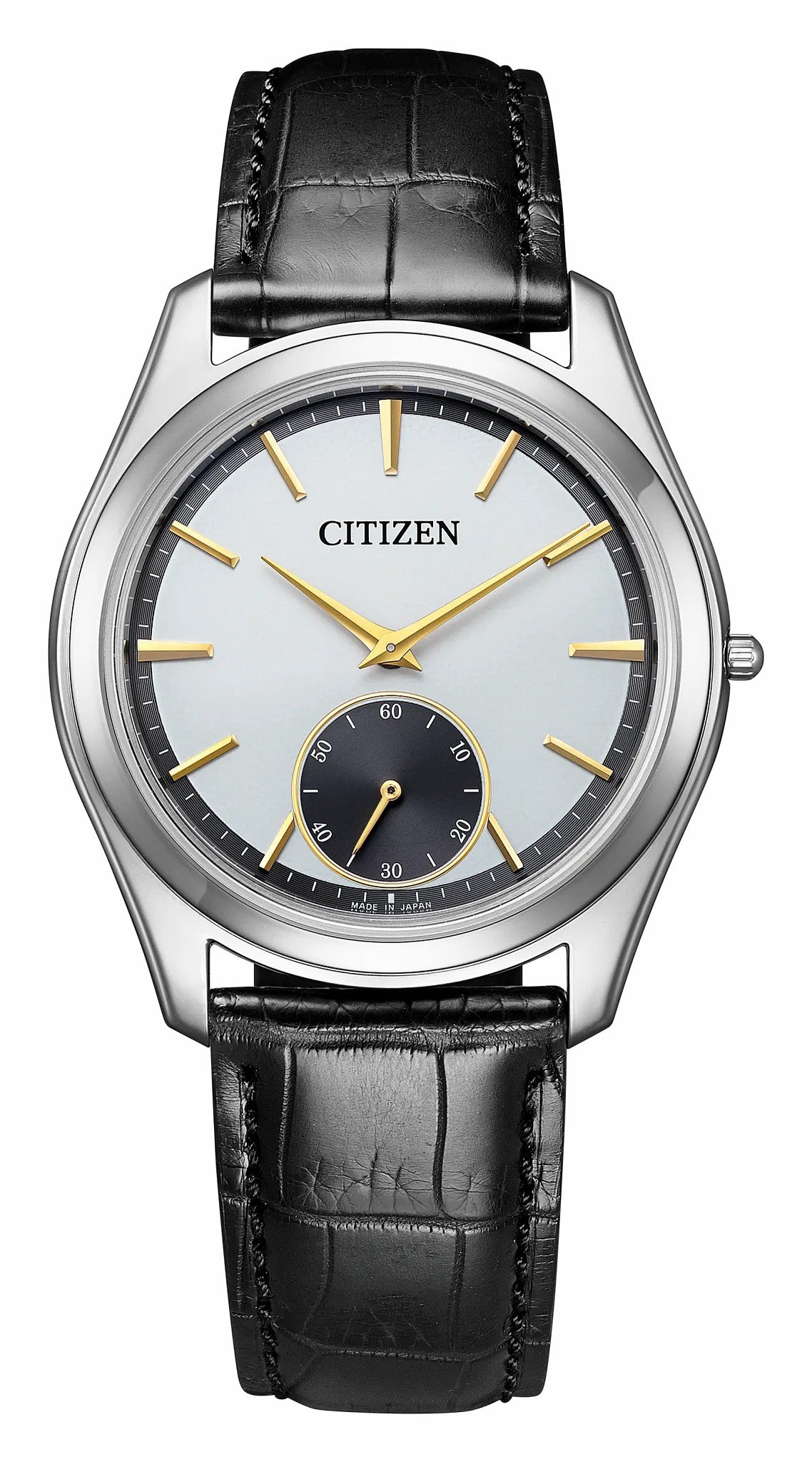Eco-Drive One White Dial Crocodile Strap AQ5010-01A