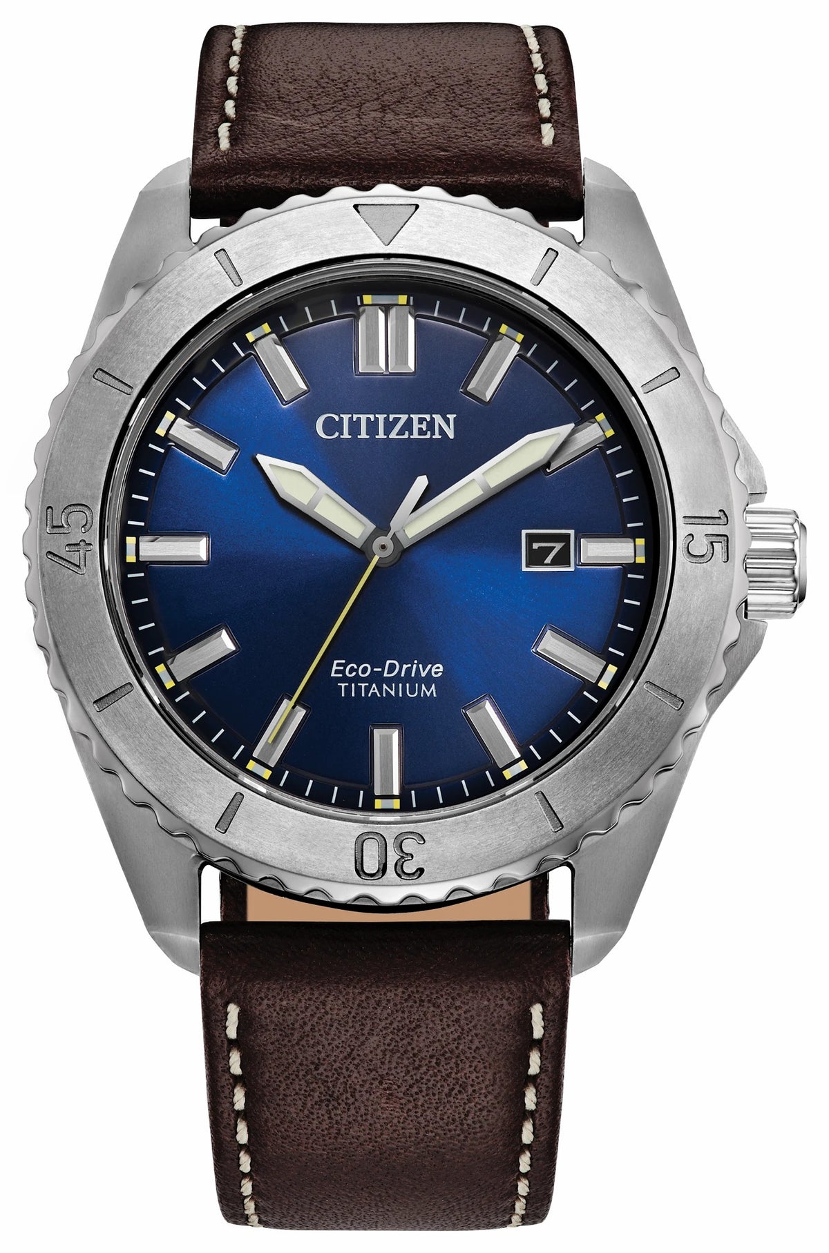 Brycen Blue Dial Leather Strap AW1840-09L