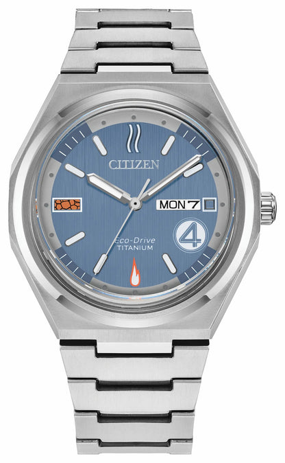 The Fantastic 4: First Steps Blue Dial Super Titanium Bracelet AW0131-66W