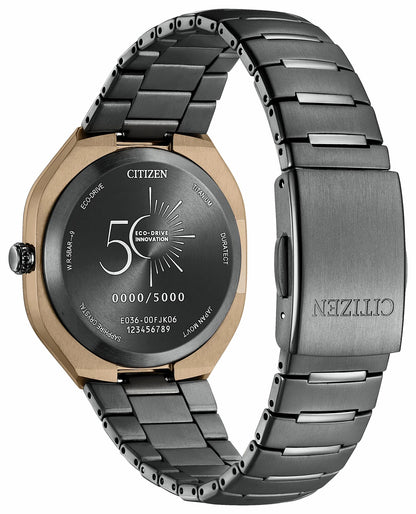 Eco-Drive PHOTON Black Dial Super Titanium with DLC Coating Bracelet BJ6569-59X