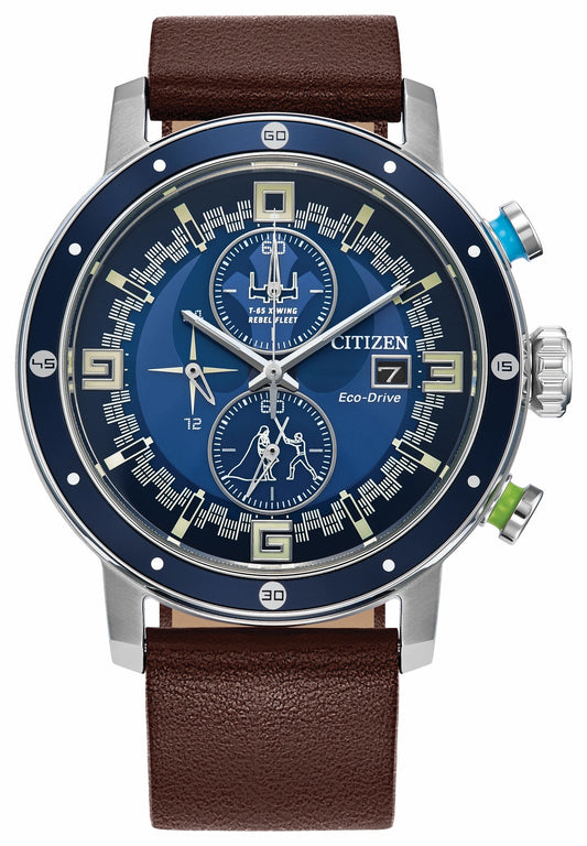 Luke Skywalker Blue Dial Leather Strap CA0768-07W