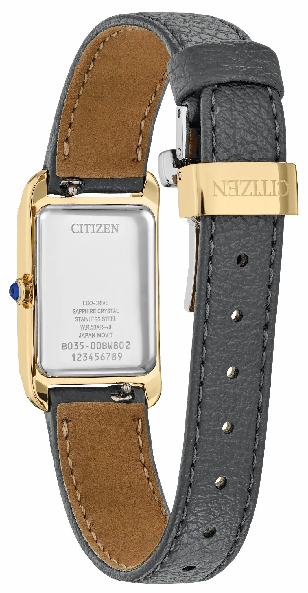 Citizen L Bianca Gold-Tone Dial Apple Leather Strap EW5622-09P