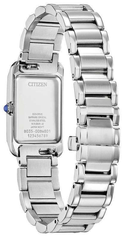 Citizen L Bianca White Dial Stainless Steel Bracelet EW5620-55A