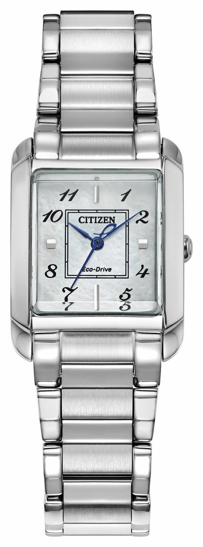 Citizen L Bianca White Dial Stainless Steel Bracelet EW5600-52D