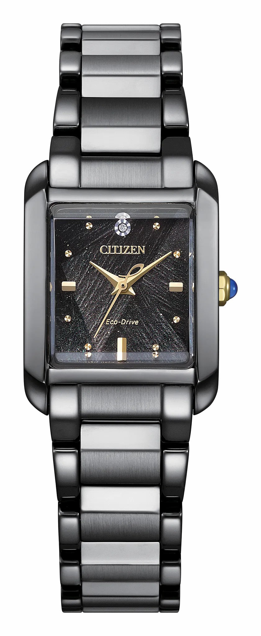 Citizen L Bianca LIGHT in BLACK Black Dial Stainless Steel Bracelet EW5636-55E