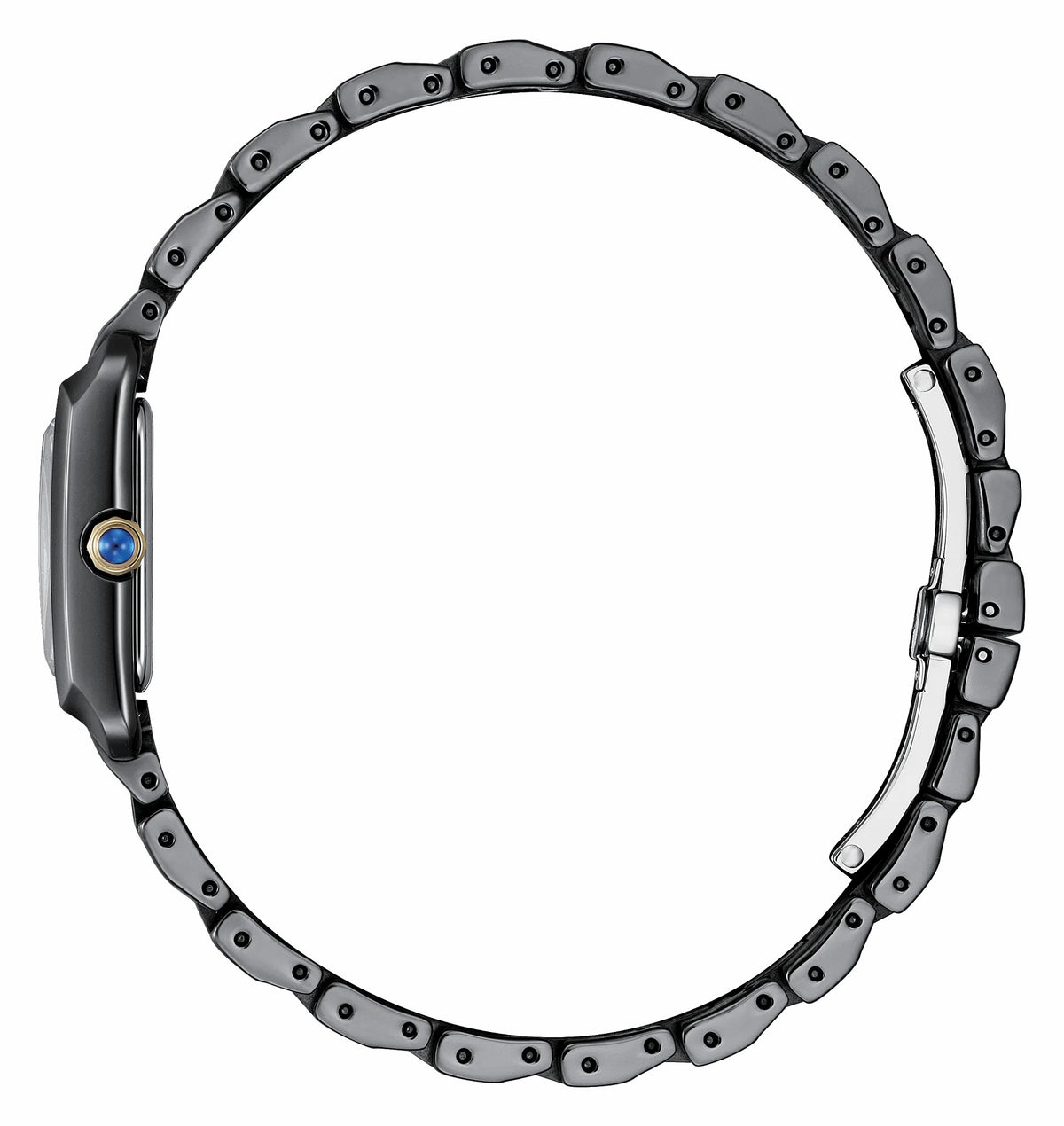 Citizen L Bianca LIGHT in BLACK Black Dial Stainless Steel Bracelet EW5636-55E