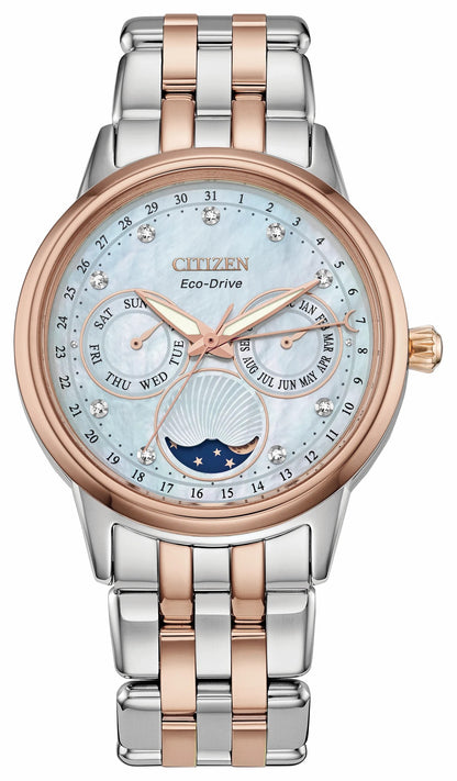 Calendrier White Dial Stainless Steel Bracelet FD0006-56D