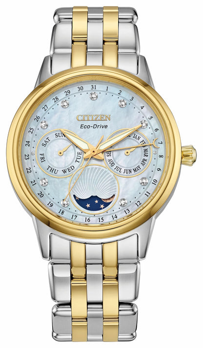 Calendrier White Dial Stainless Steel Bracelet FD0004-51D